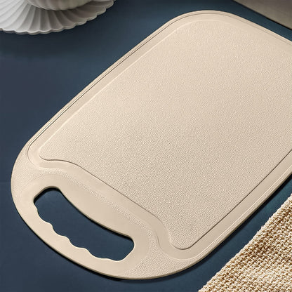 Durable Plastic Chopping Board 34x23 cm (1 Pc)
