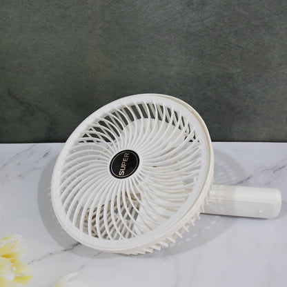 Multifunctional USB Desk Fan – Clip-On Plug & Play Fan, 1 Pc with Brown Box (On / Off Switch Not Provided)
