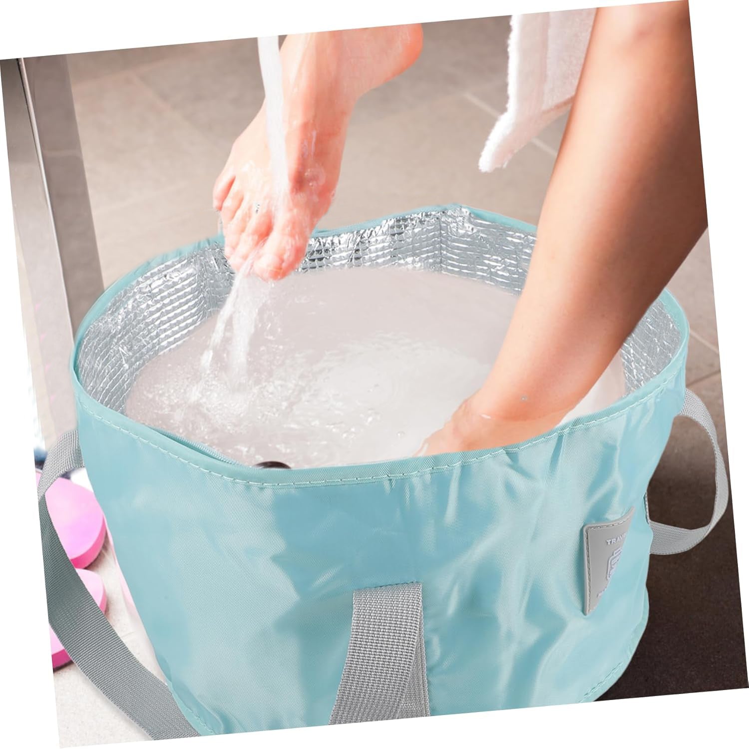 Spa Nest Travel Foot Tub with Handles