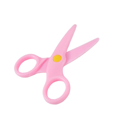 Plastic Child-safe Scissor Set Toddlers Training Scissors Pre-school Training Scissors And Children Art Supplies