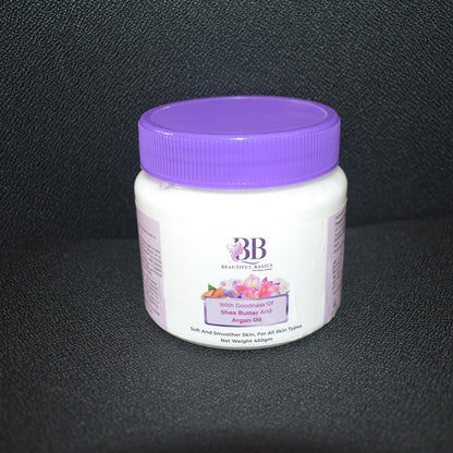 Beautiful Basics Shea Butter & Argan Oil Body Cream – 450g