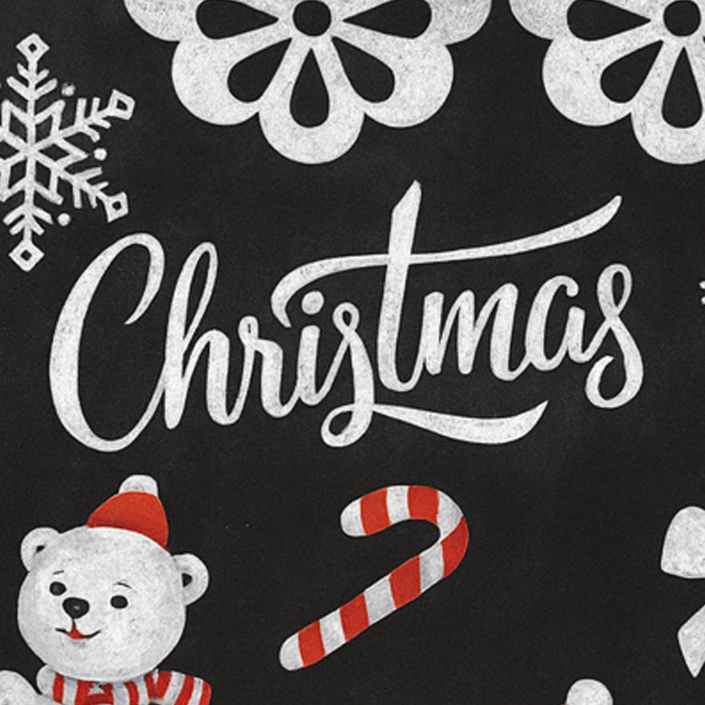 Christmas Theme Decorative Wall Sticker 90x60 cm – (1 Pc)