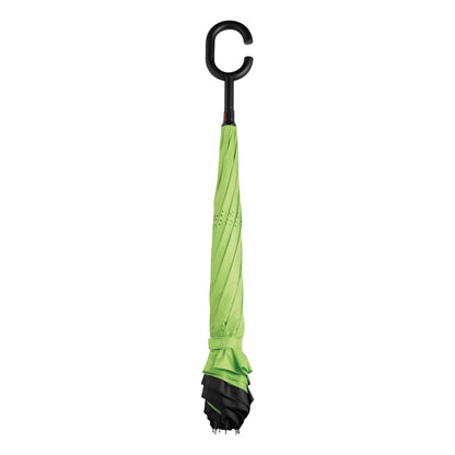 Foldable UV & Rain Umbrella with C-Shaped Handle – Kids (1 Pc / Mix Color)