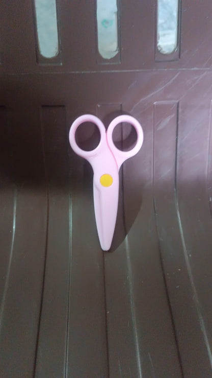 Plastic Child-safe Scissor Set Toddlers Training Scissors Pre-school Training Scissors And Children Art Supplies