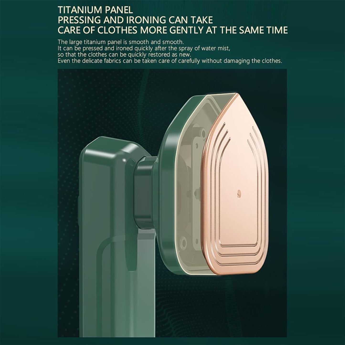 CRAFTOSEA ENTERPRISES Mini Steamer & Iron: 2-in-1 Portable Travel Friendly