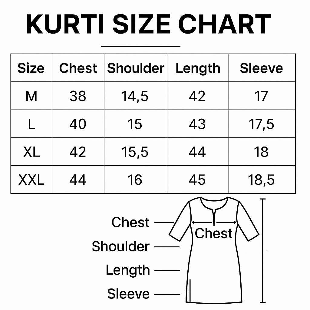Women's Short Kurti Tops for Jeans | Stylish Rayon Kurta for Girls | Trendy Ethnic Short Kurta for Daily & Office Wear PR29 White