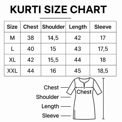 Women's Short Kurti Tops for Jeans | Stylish Rayon Kurta for Girls | Trendy Ethnic Short Kurta for Daily & Office Wear PR29 White