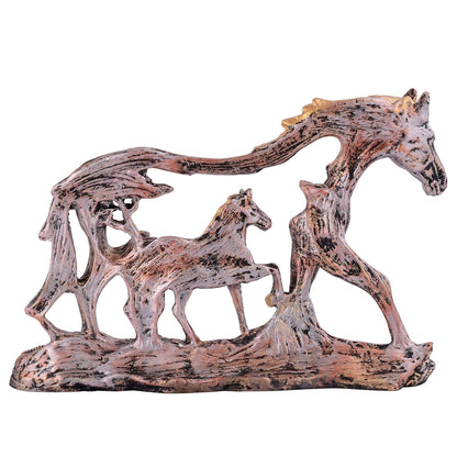 Modern Standing Horse Statue Art Sculpture Home Tabletop Decorations Artwork