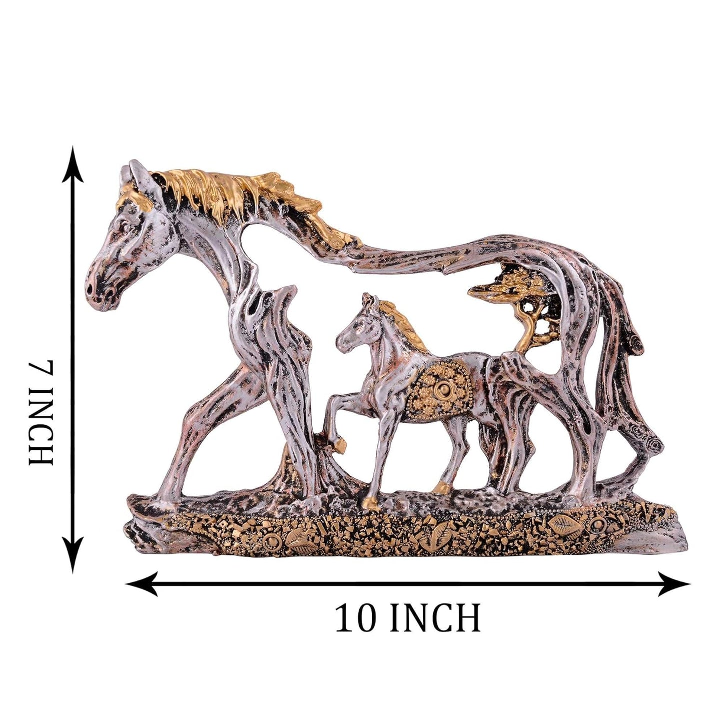 Modern Standing Horse Statue Art Sculpture Home Tabletop Decorations Artwork