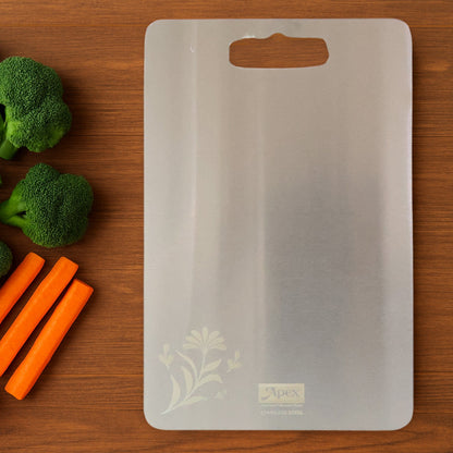 Apex Large Stainless Steel Multipurpose Chopping & Cutting Board (260x360mm / 1 Pc)