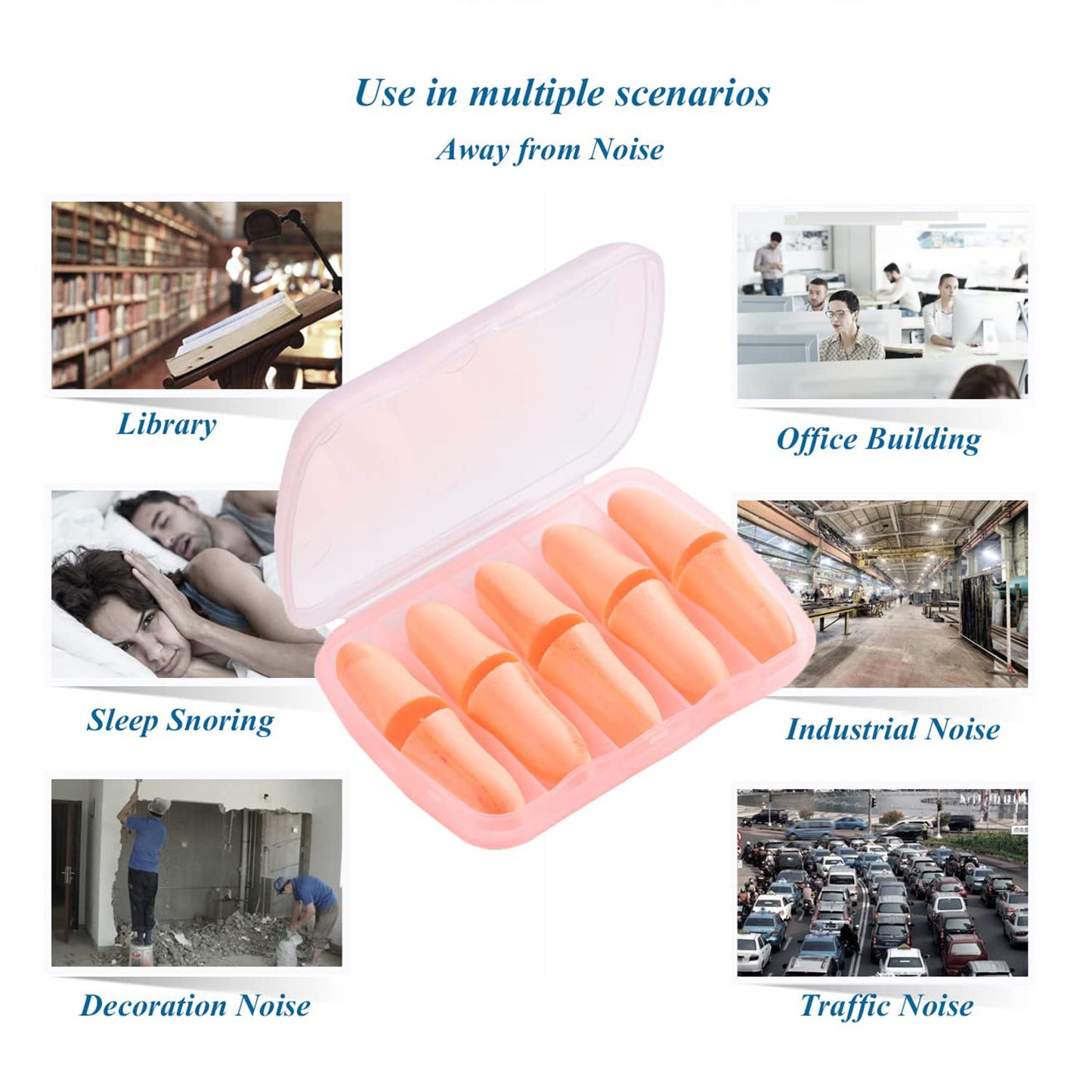 Reusable Foam Ear Plugs