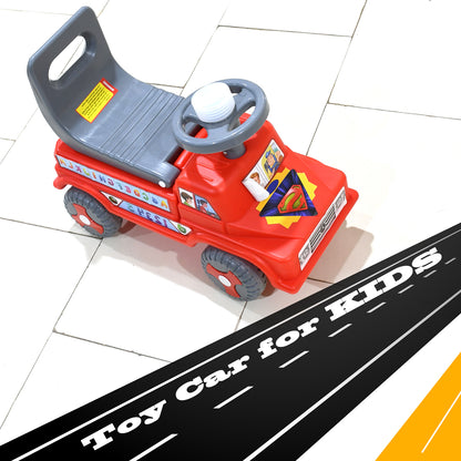 Kids Baby City Ride On Push Car Ride With Backrest Musical Horn For Children Kids Toy Ride-on Kids Toys Toddler Baby Toy Baby Car Suitable For Kids Boysgirls