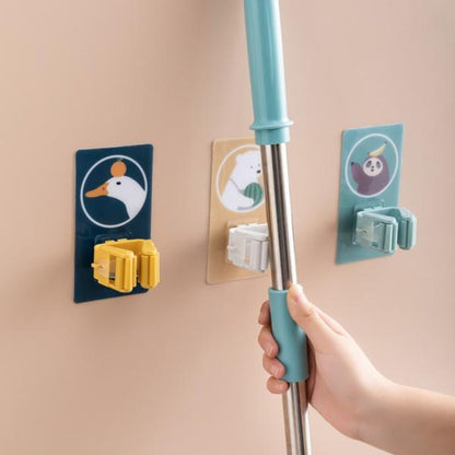 Magic Sticker Series Self Adhesive Mop And Broom Holder
