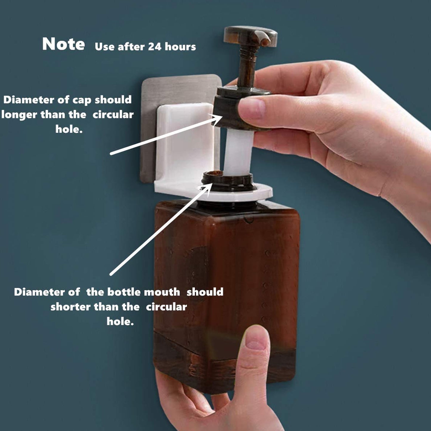 Wall Mounted Self Sticky Hooks For Body Wash Shampoo Bottle Wall Storage Strong Adhesive Hook Power Plug Socket Hanger Holder Multi Color (1pc)