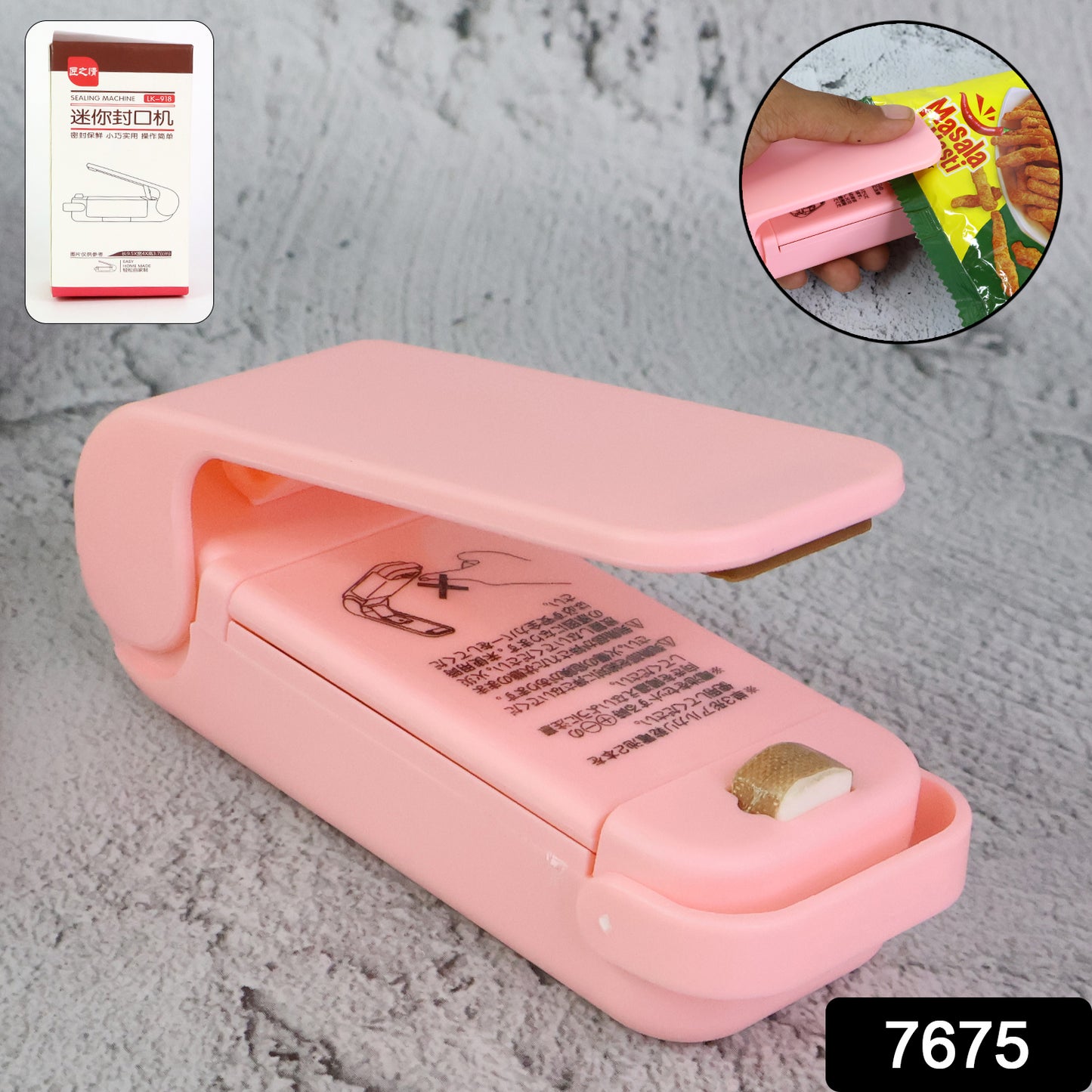 Mini Sealing Machine Plastic Bag Sealer Portable Mini Super Seal Packing Plastic Bag Tool Sealing Machine Hand Held Heat (1pc)