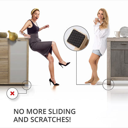 Square Self Adhesive Door Wardrobe Furniture Feet Pad (Pack Of 1pc).