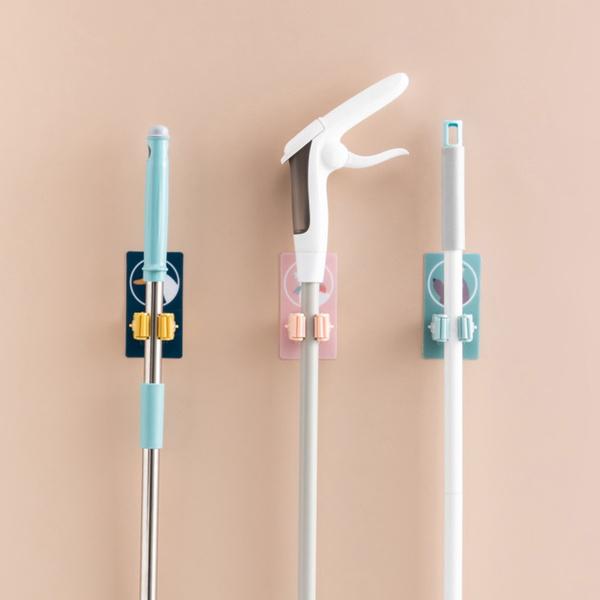 Magic Sticker Series Self Adhesive Mop And Broom Holder