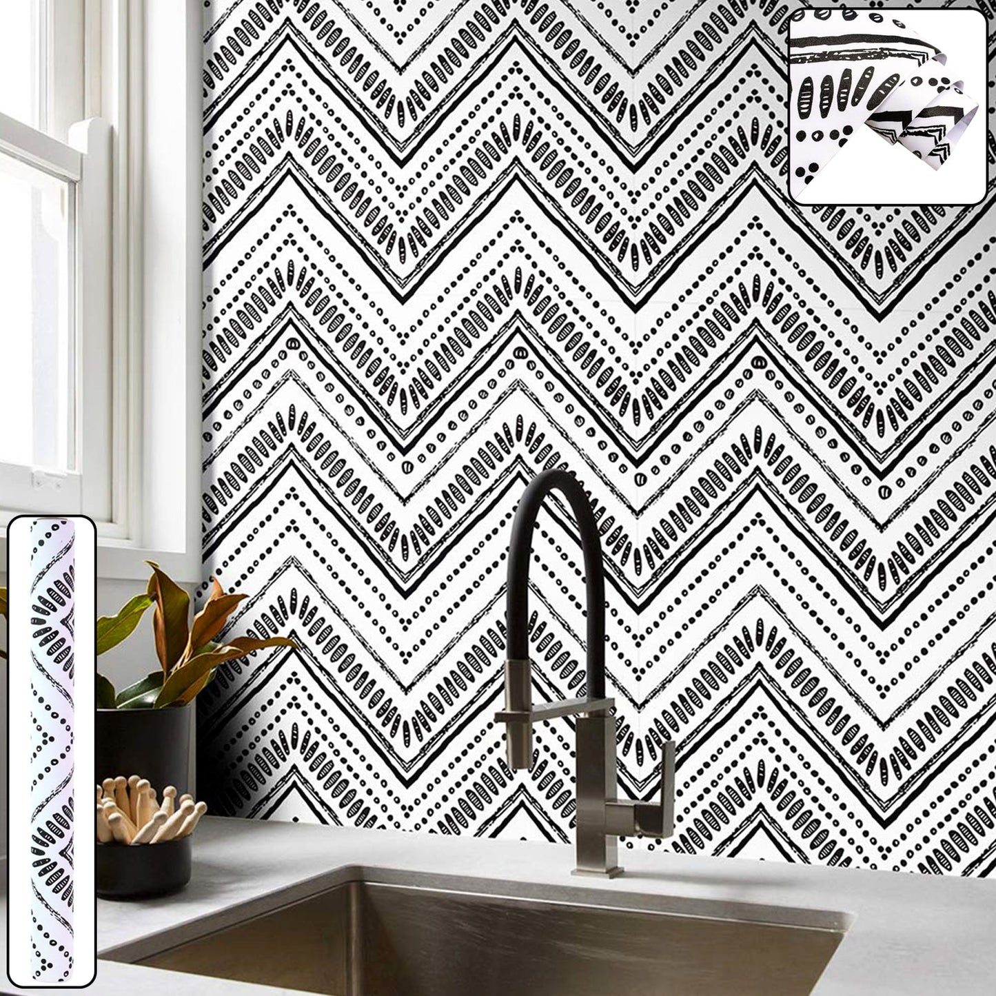 Kitchen Countertop wallpaper Sticker Roll