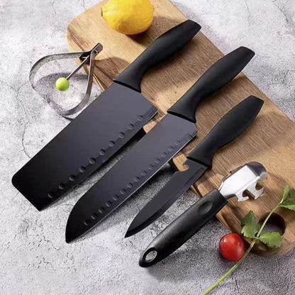 5-piece Forged Kitchen Chef Cutlery Stainless Steel Knife Set Chopping Knife Chef Knife Utility Knife Butcher Knife (5pc)