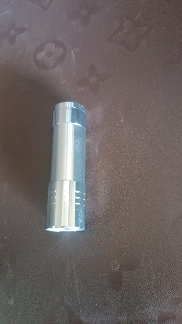 Portable Mini Torch / Flashlight LED Powerful High Lumens Pen Light Easy To Carry, Portable Pocket Compact Torch for Emergency 3 Battery operated (Battery not included / 1 pc)