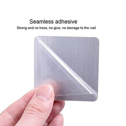 Wall Mounted Self Sticky Hooks For Body Wash Shampoo Bottle Wall Storage Strong Adhesive Hook Power Plug Socket Hanger Holder Multi Color (1pc)