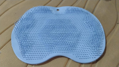 Silicone Bath Massage Cushion – Suction Cup Exfoliating Foot Scrubber & Mat