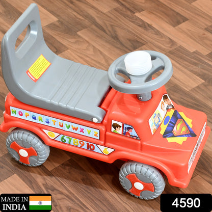 Kids Baby City Ride On Push Car Ride With Backrest Musical Horn For Children Kids Toy Ride-on Kids Toys Toddler Baby Toy Baby Car Suitable For Kids Boysgirls