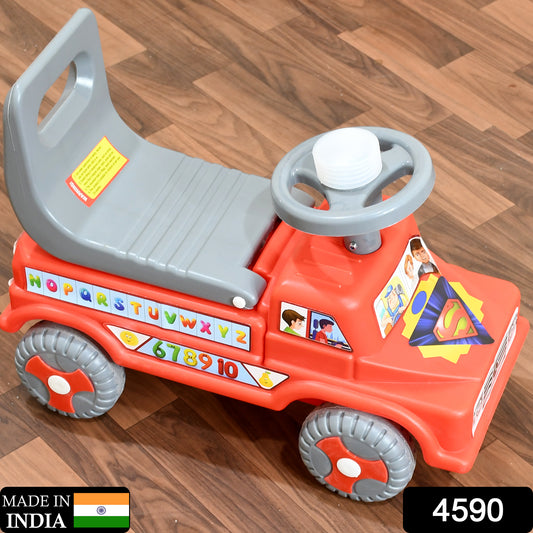 Kids Baby City Ride On Push Car Ride With Backrest Musical Horn For Children Kids Toy Ride-on Kids Toys Toddler Baby Toy Baby Car Suitable For Kids Boysgirls